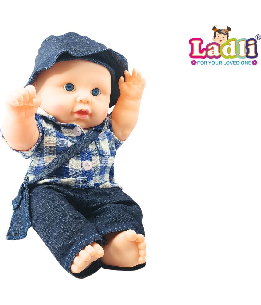     			Natural looking like multicolour cap baby boy doll real for kids boys and girls