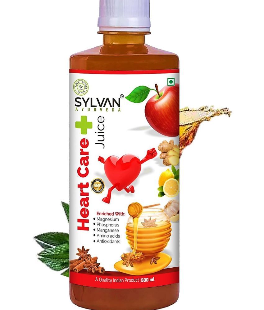     			SYLVAN AYURVEDA Sylvan Heart Care Juice I Apple Cider,Lemon,Cinnemon,Garlic,Ginger,Honey I 500 ML (500 ml)