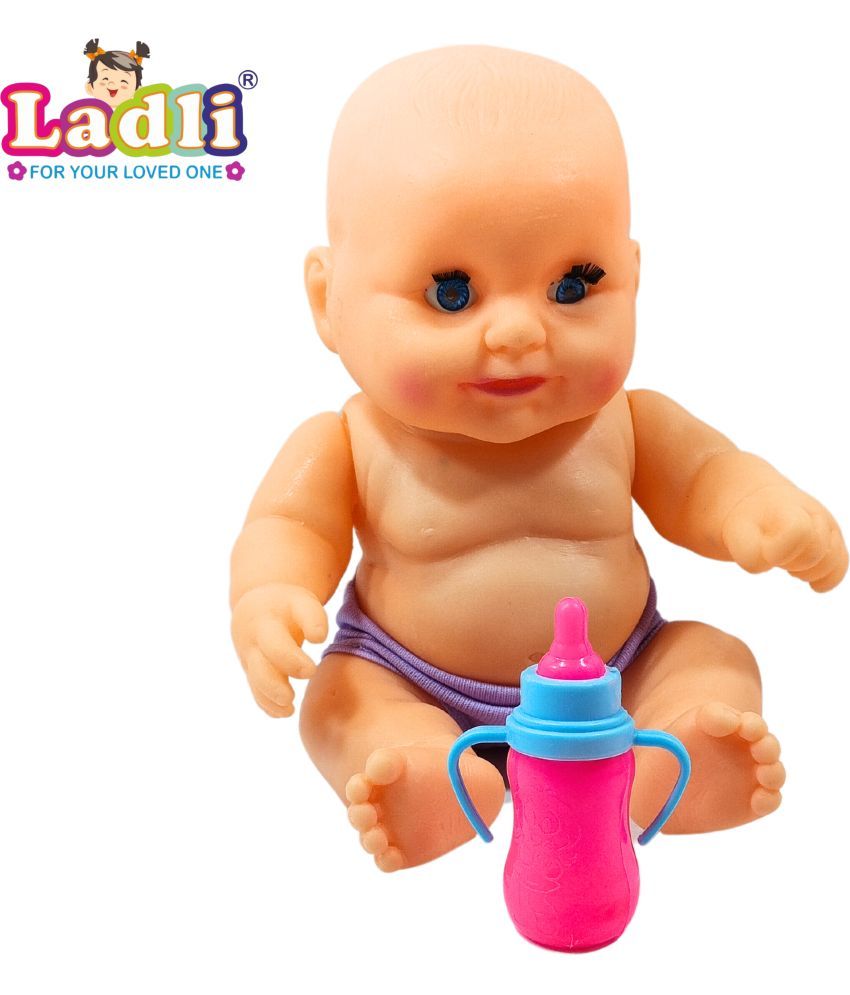     			Sanju baba Cute Soft Body Doll Toy For kids Nude baby Arms & Legs moveable_A