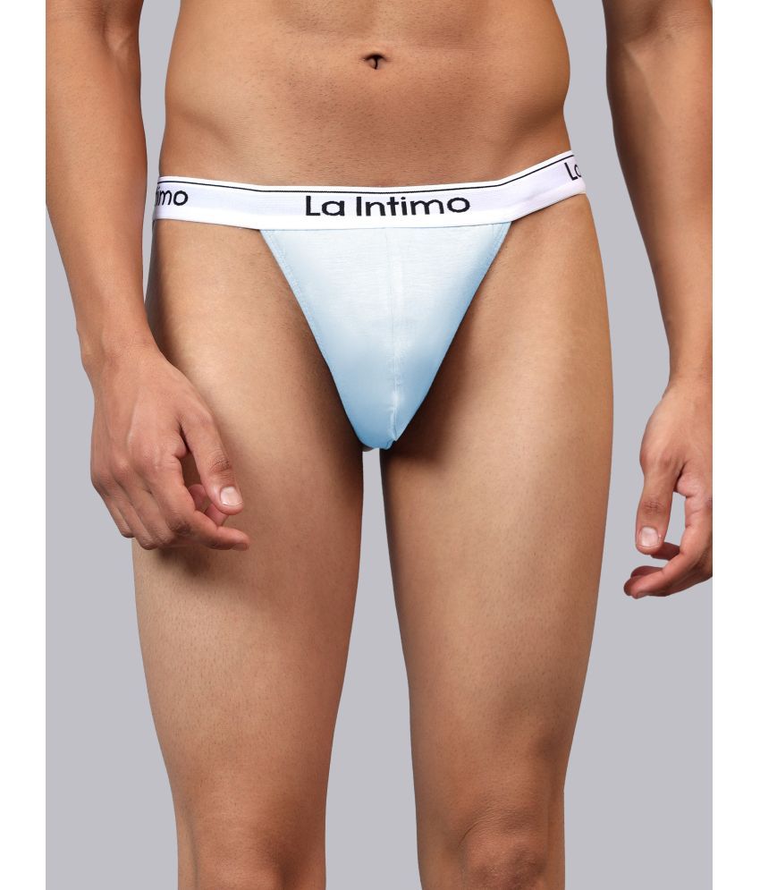     			La Intimo Pack of 1 Modal Briefs For Men's ( Light Blue )