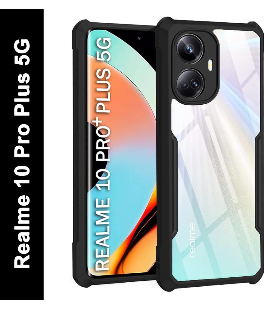     			VAKIBO Plain Cases Compatible For Rubber Realme 10 Pro Plus ( Pack of 1 )