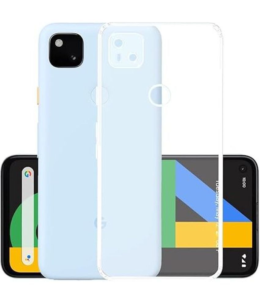     			VAKIBO Plain Cases Compatible For Silicon Google Pixel 4A ( Pack of 1 )