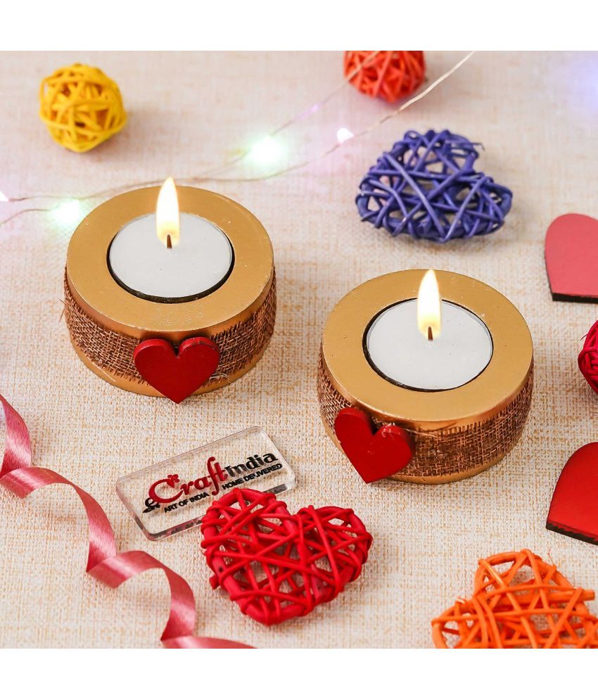     			eCraftIndia Multicolor Wood Diwali Candle