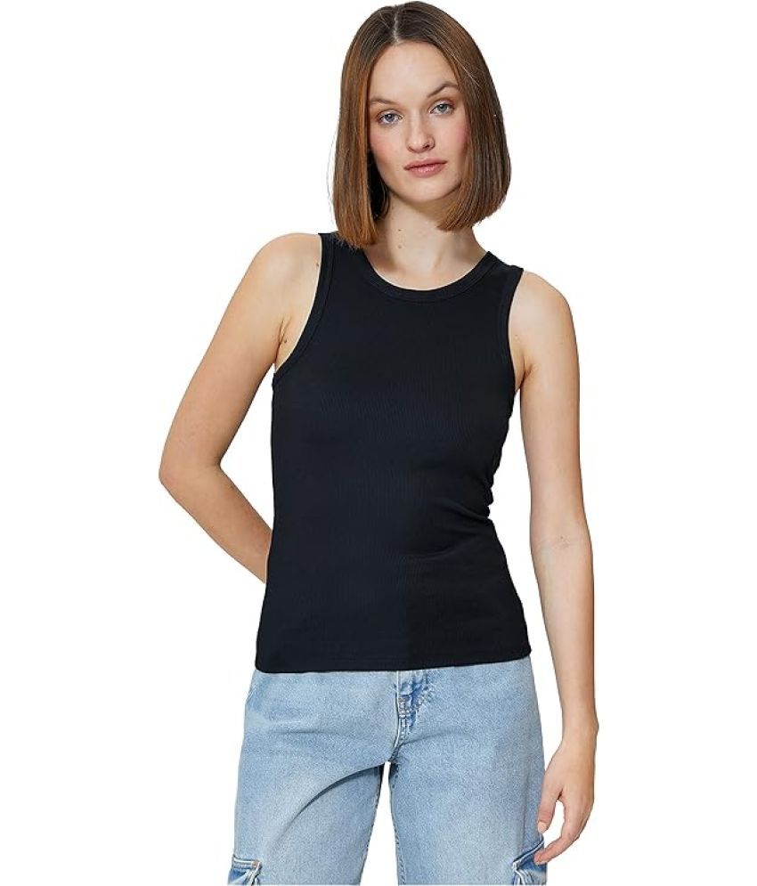     			ATIGIANO APPAREL Navy Blue Woolen Women's Tank Top ( Pack of 1 )