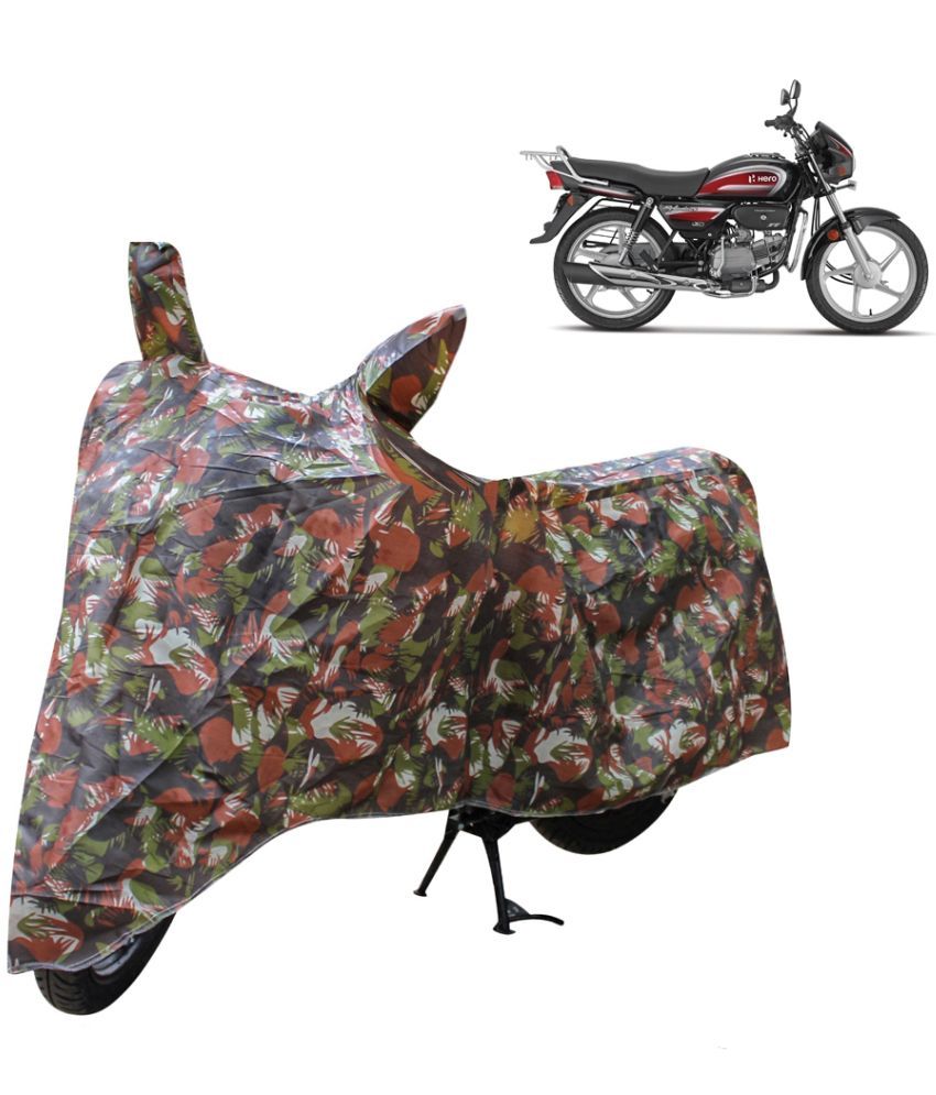     			AutoRetail Bike Body Cover for Hero Splendor Plus ( Pack of 1 ) , Jungle