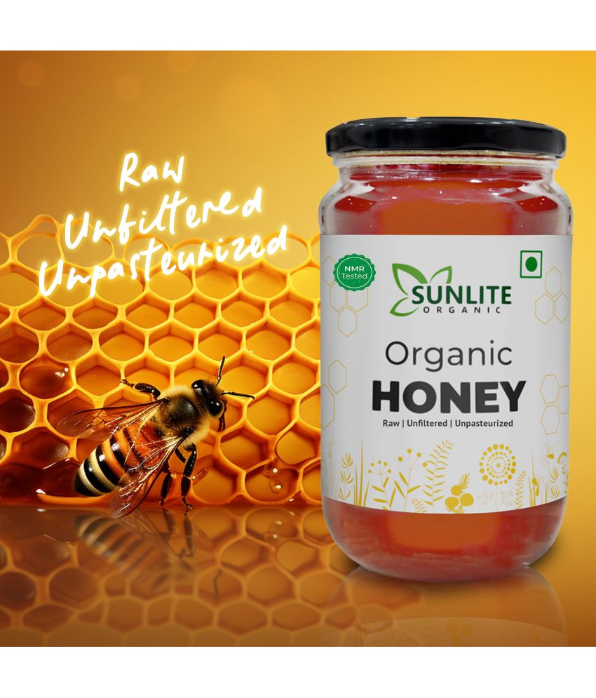     			Sunlite Organic 100% Pure Organic Multifloral Honey Raw Unprocessed 1000 g