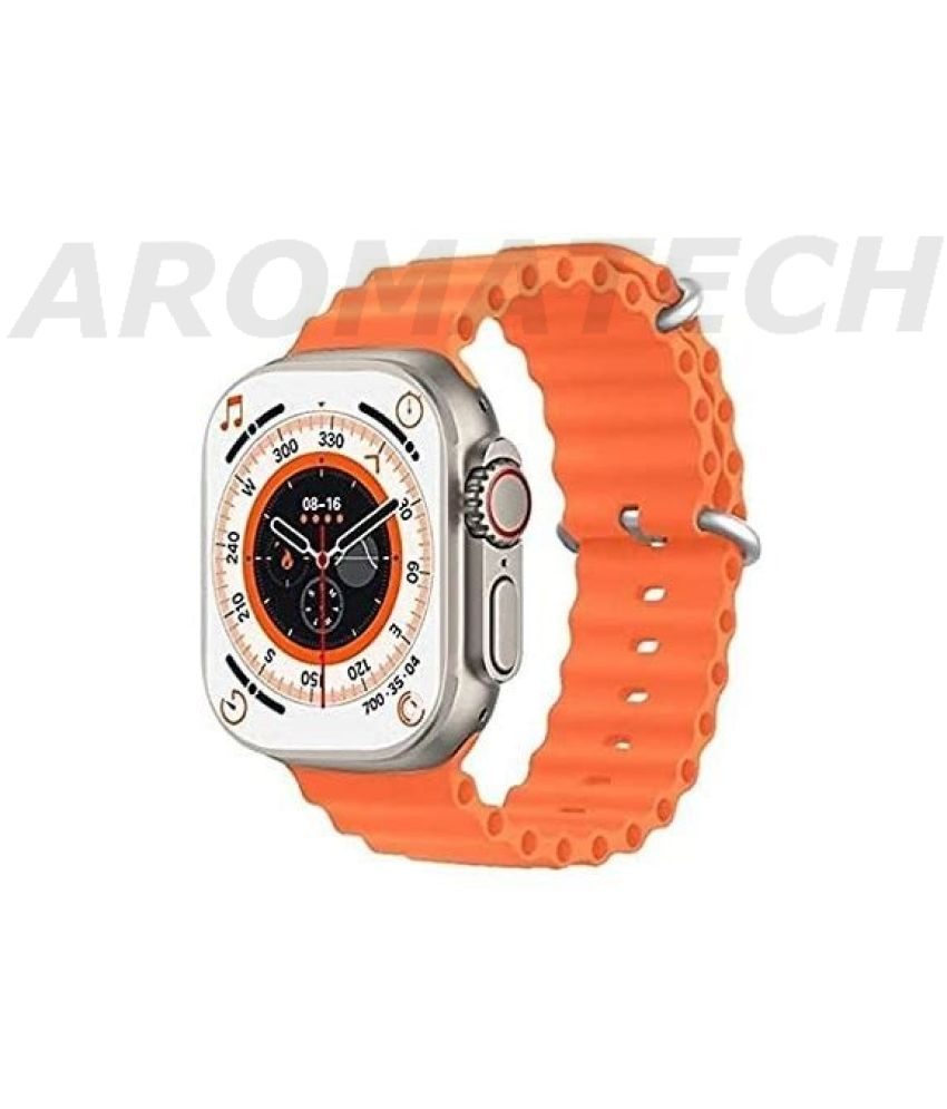     			cadnut LCD BT Calling Smart Watch with Strap Upto 5-10 days Backup ( Orange )