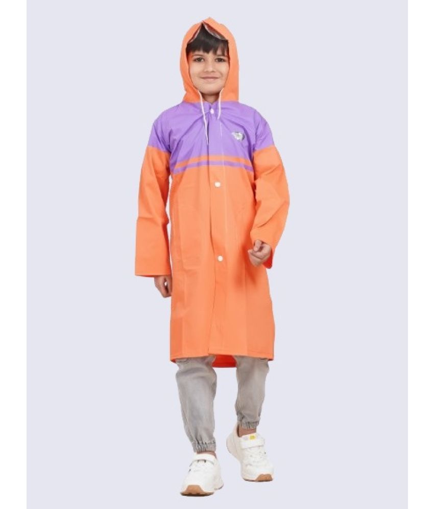     			powermerc Girls Raincoat ( Pack of 1 , Orange )