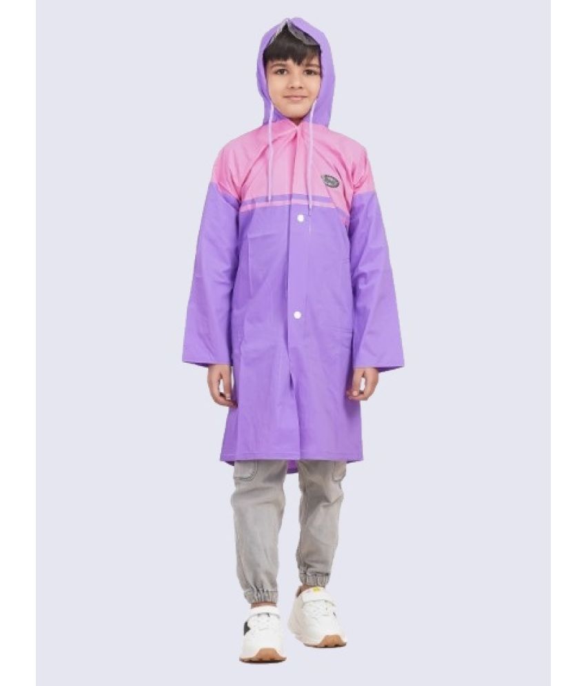     			powermerc Girls Raincoat ( Pack of 1 , Purple )