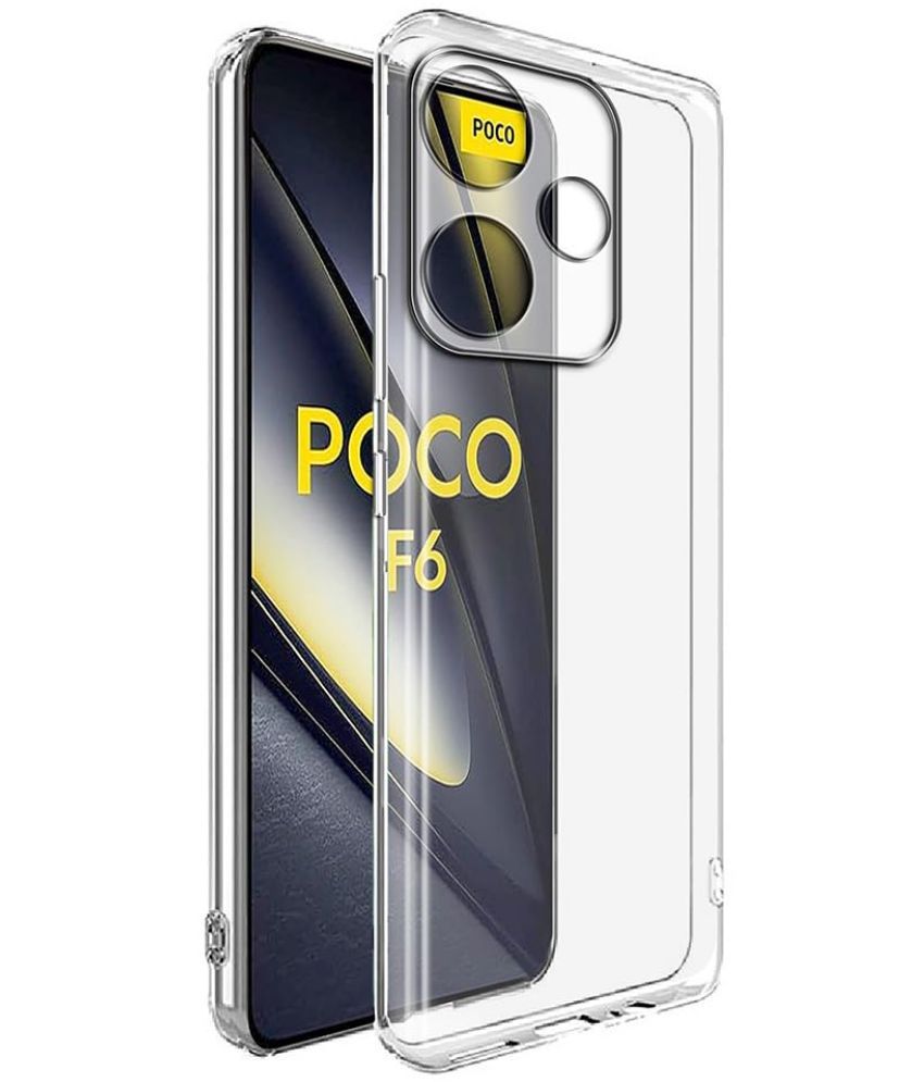     			Bright Traders Plain Cases Compatible For Silicon POCO F6 5G ( )