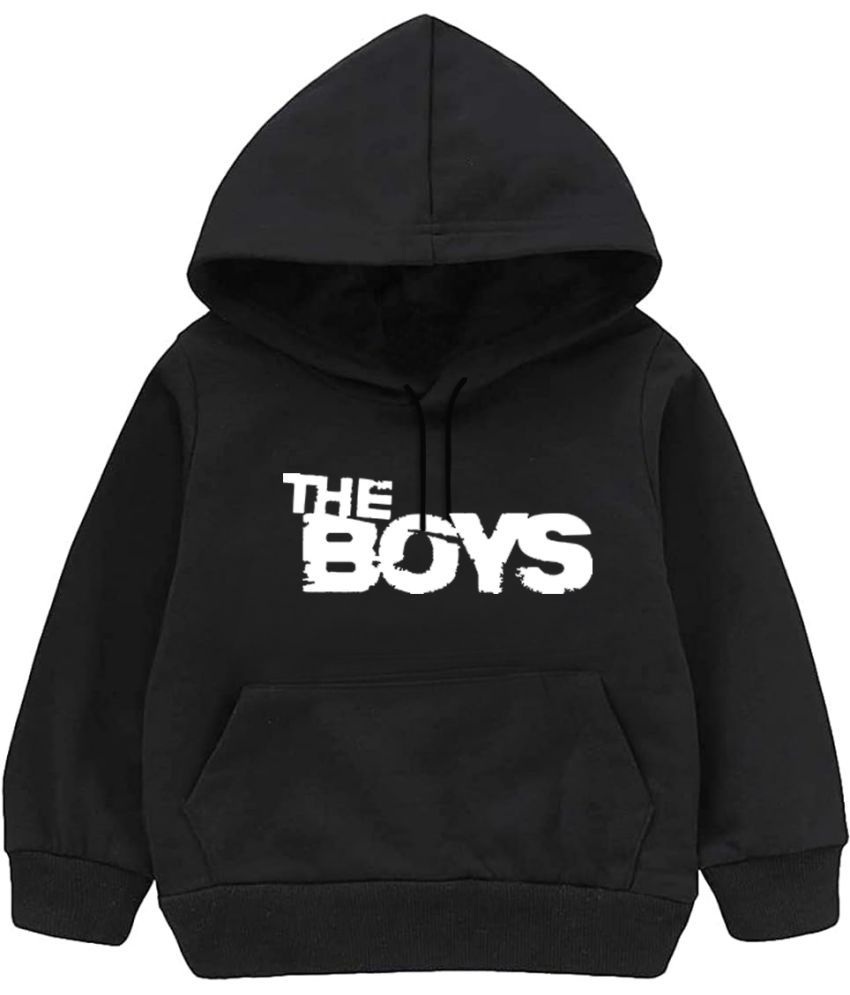     			COOLTEES4U Pack of 1 Boys Fleece Sweater ( Black )