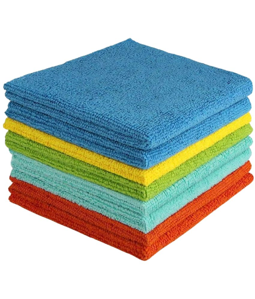     			Chic Wool Microfibre Window Cleaning Kitchen Towel ( Pack of 8 )