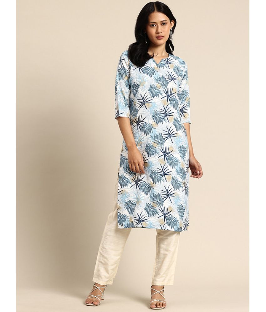     			KETAKI FASHION Pack of 1 Crepe Printed Straight Women's Kurti - ( Multicolor )