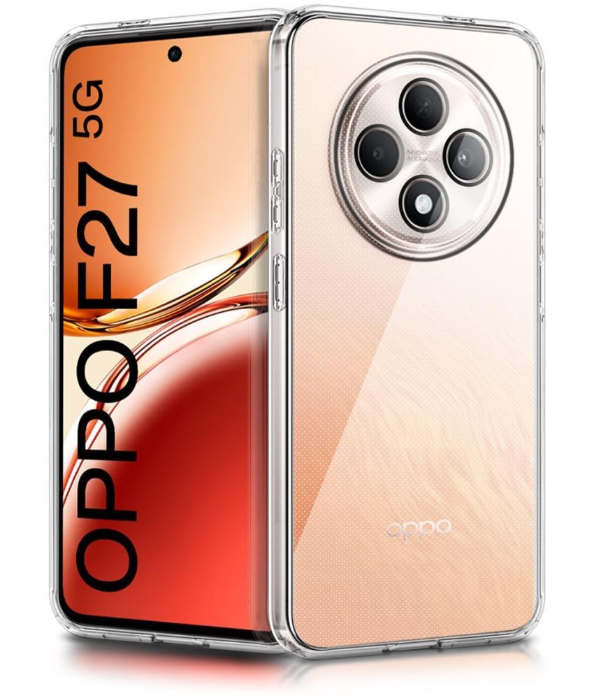     			Kosher Traders Plain Cases Compatible For Silicon OPPO F27 5G ( )