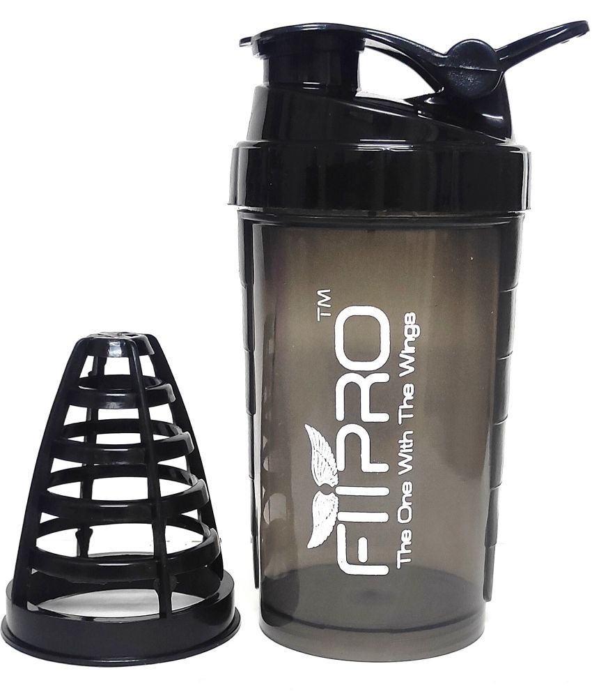     			FitPro Plastic Black 500 mL Shaker ( Pack of 1 )