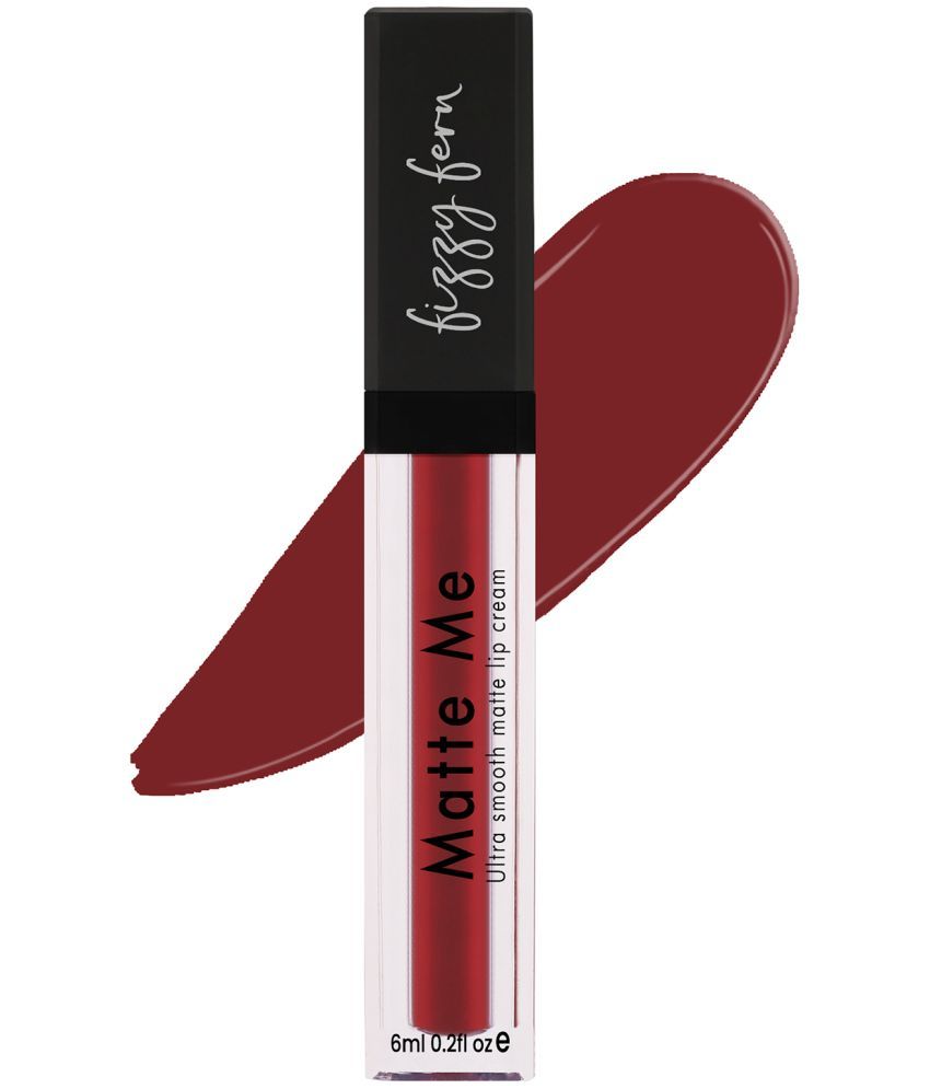     			FizzyFern Maroon Matte Lipstick 6