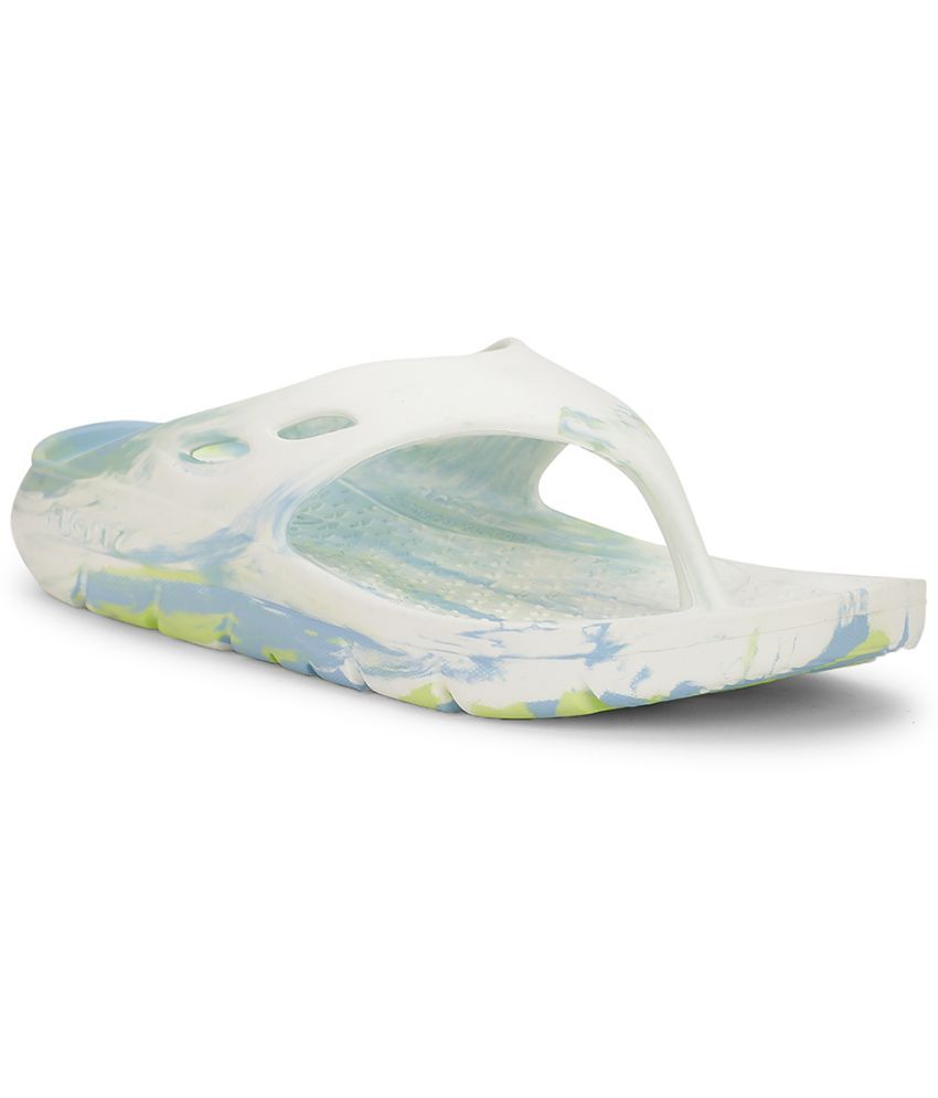     			Floatz Silver Men's Thong Flip Flop