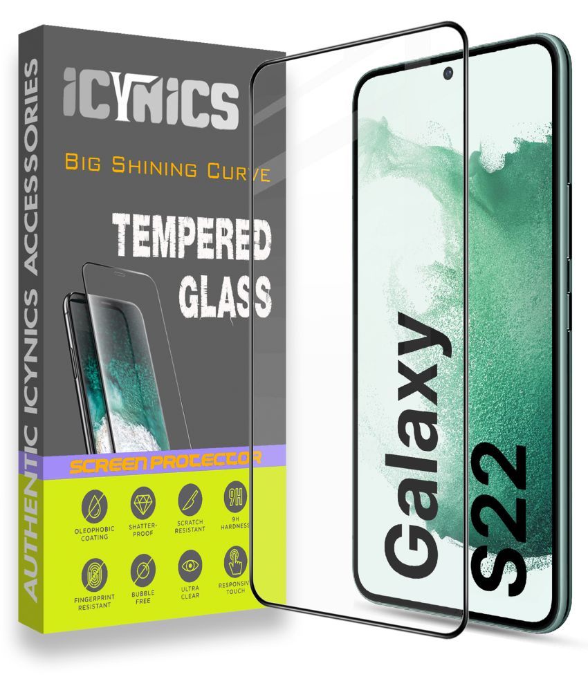     			Icynics Tempered Glass Compatible For Samsung Galaxy S22 ( Pack of 1 )