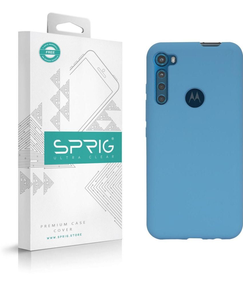     			Sprig Plain Cases Compatible For Silicon Motorola One Fusion Plus ( Pack of 1 )