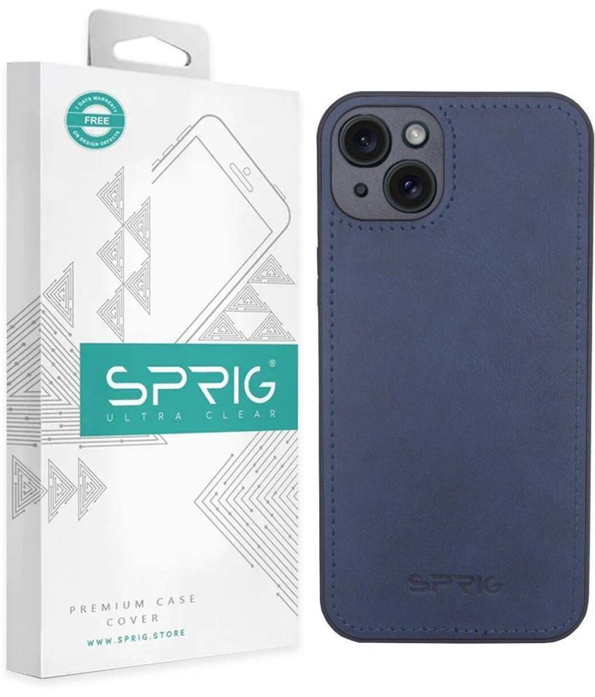     			Sprig Plain Cases Compatible For Leather Apple Iphone 15 Plus ( Pack of 1 )