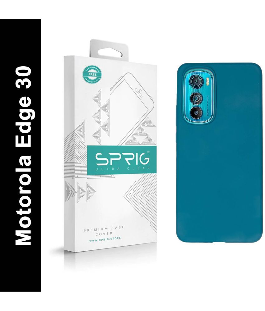     			Sprig Plain Cases Compatible For Silicon Motorola Edge 30 ( Pack of 1 )