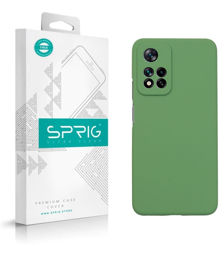     			Sprig Plain Cases Compatible For Silicon Mi 11I ( Pack of 1 )