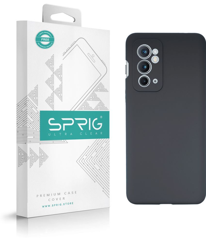     			Sprig Plain Cases Compatible For Silicon Oneplus 9Rt 5G ( Pack of 1 )