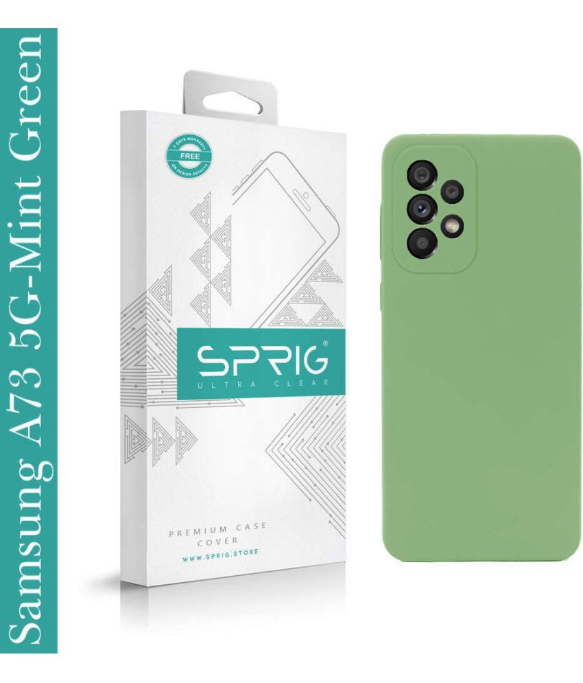     			Sprig Plain Cases Compatible For Silicon Samsung Galaxy A73 5G ( Pack of 1 )