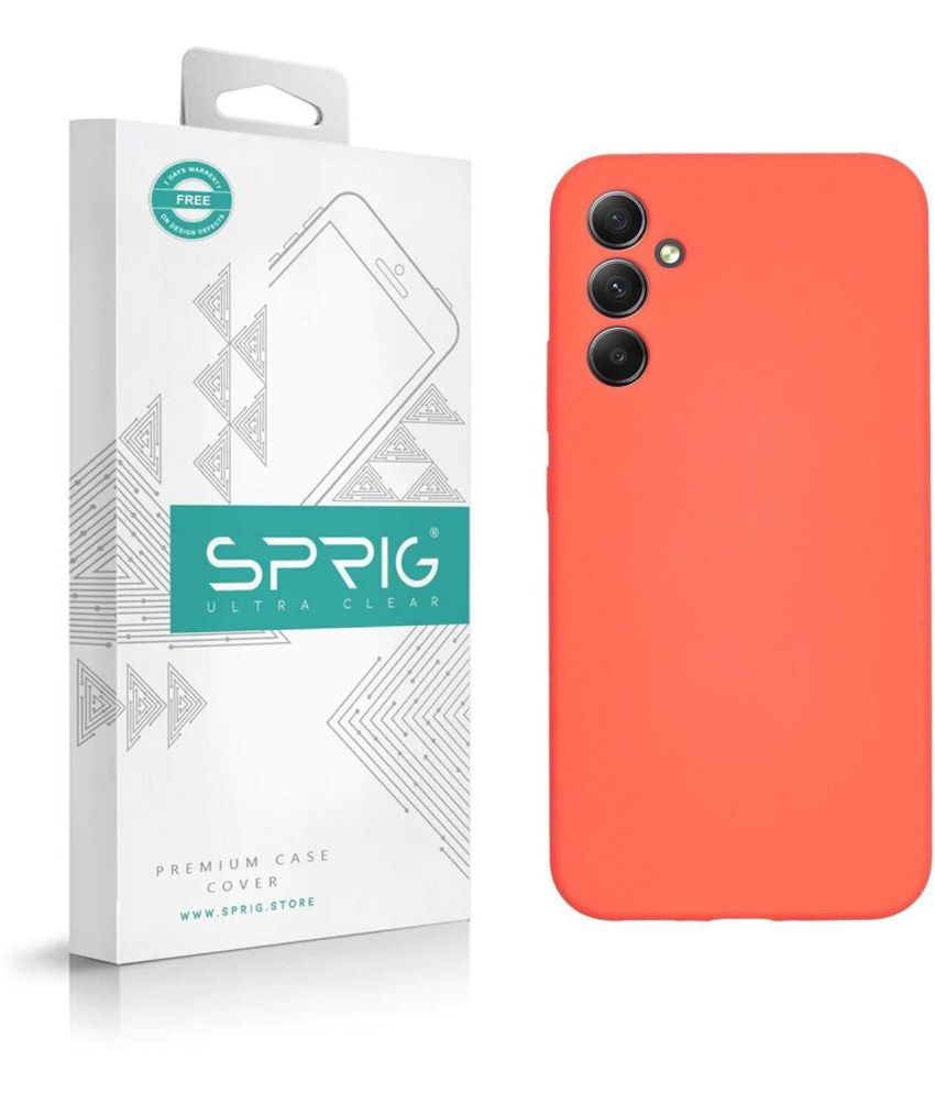     			Sprig Plain Cases Compatible For Silicon Samsung Galaxy A34 5G ( Pack of 1 )