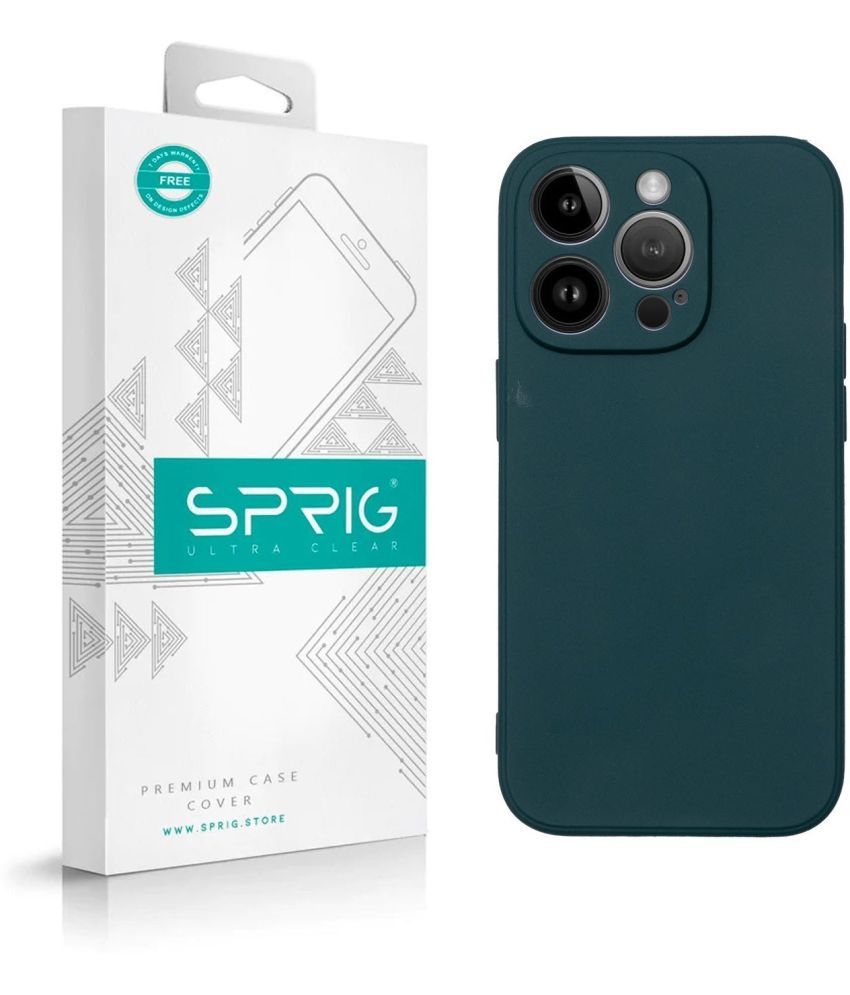     			Sprig Plain Cases Compatible For TPU Glossy Cases Apple Iphone 14 Pro ( Pack of 1 )