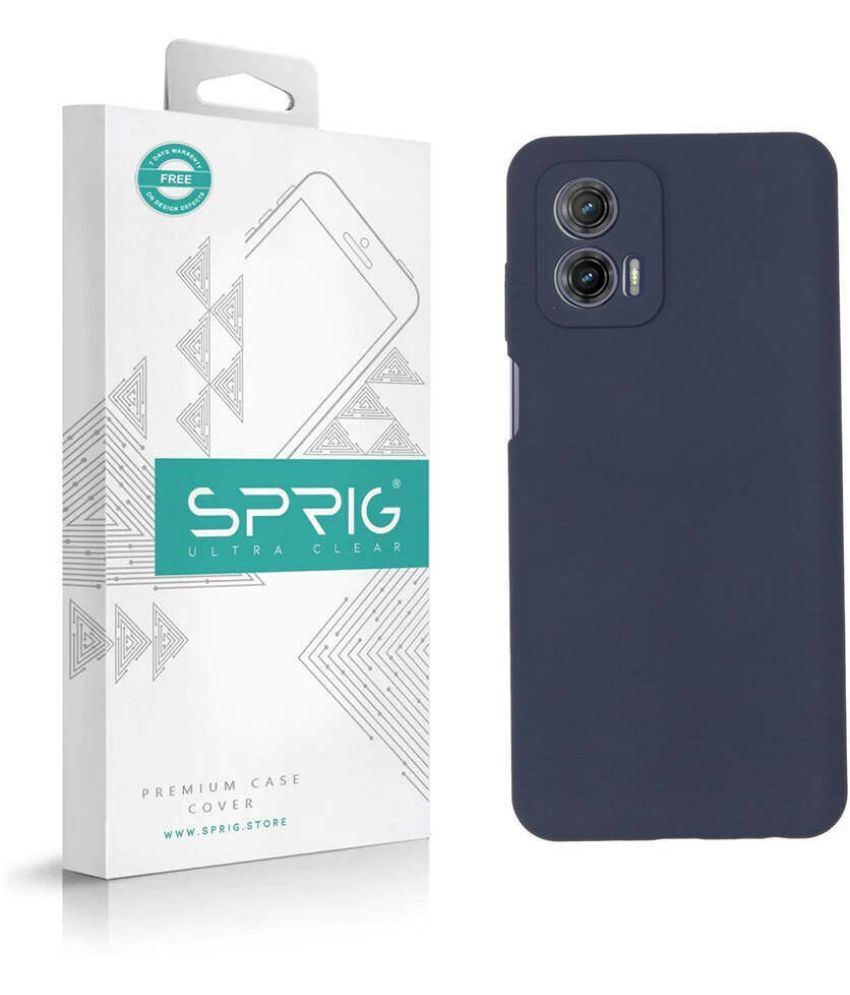     			Sprig Plain Cases Compatible For Silicon Motorola G73 5G ( Pack of 1 )