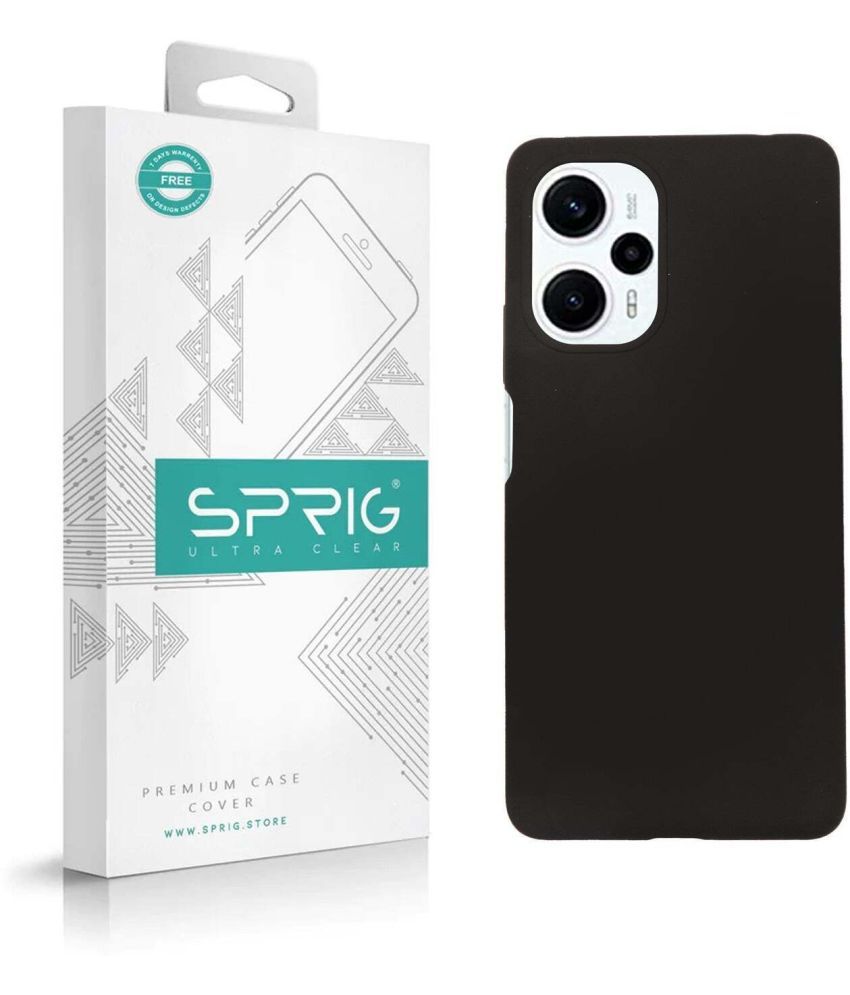     			Sprig Plain Cases Compatible For Silicon Poco F5 5G ( Pack of 1 )