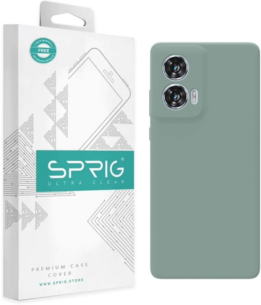     			Sprig Plain Cases Compatible For Silicon Motorola Edge 50 Fusion ( Pack of 1 )