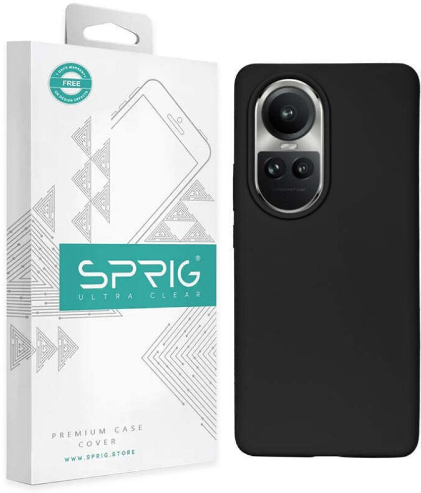     			Sprig Plain Cases Compatible For Silicon Oppo Reno10 5G ( Pack of 1 )