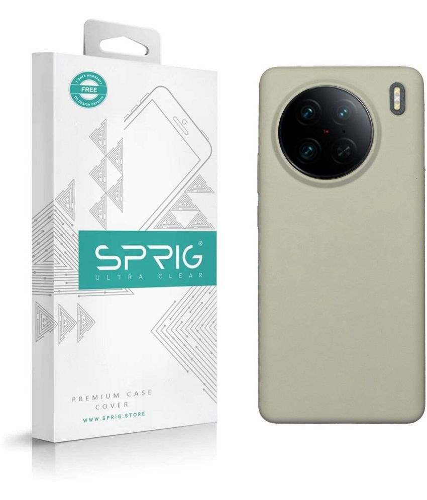     			Sprig Plain Cases Compatible For Silicon Vivo X90 Pro ( Pack of 1 )