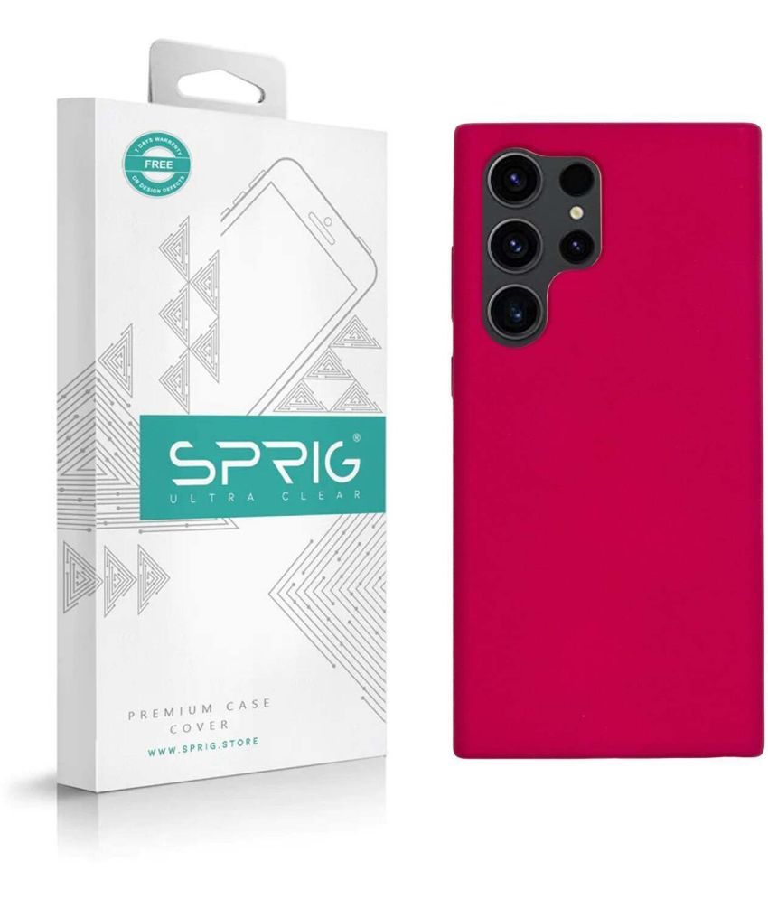     			Sprig Plain Cases Compatible For Silicon Samsung Galaxy S23 Ultra 5G ( Pack of 1 )