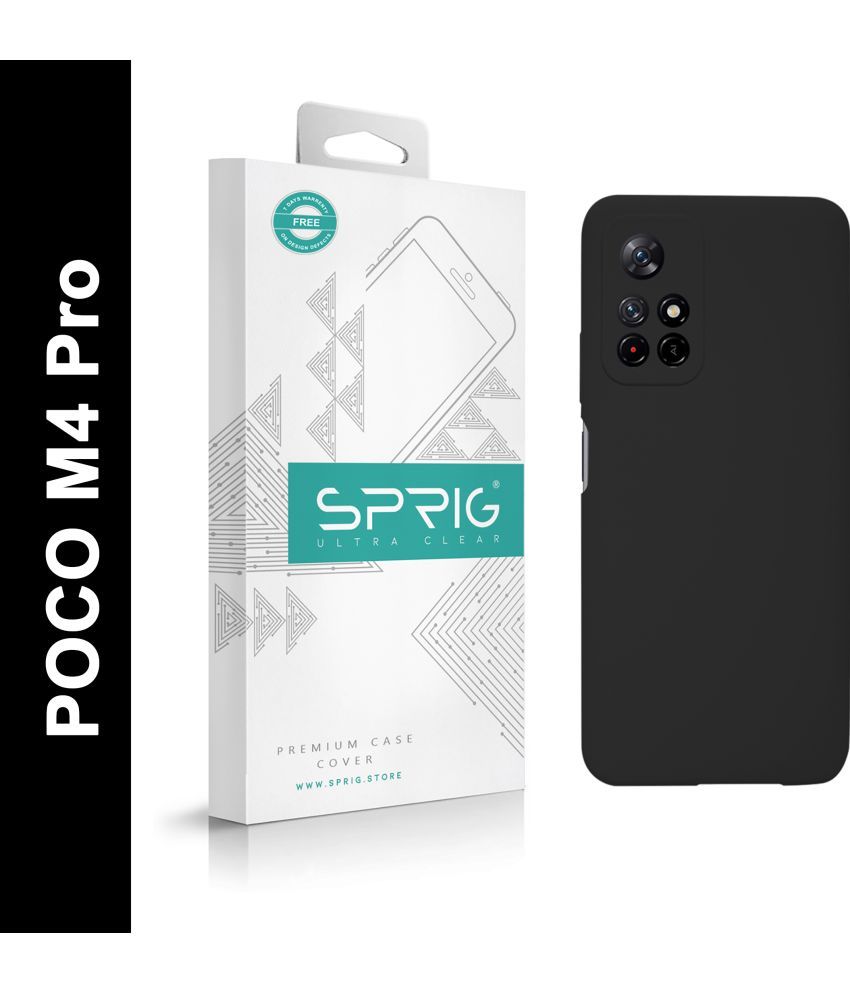     			Sprig Plain Cases Compatible For Silicon Poco M4 Pro 5G ( Pack of 1 )