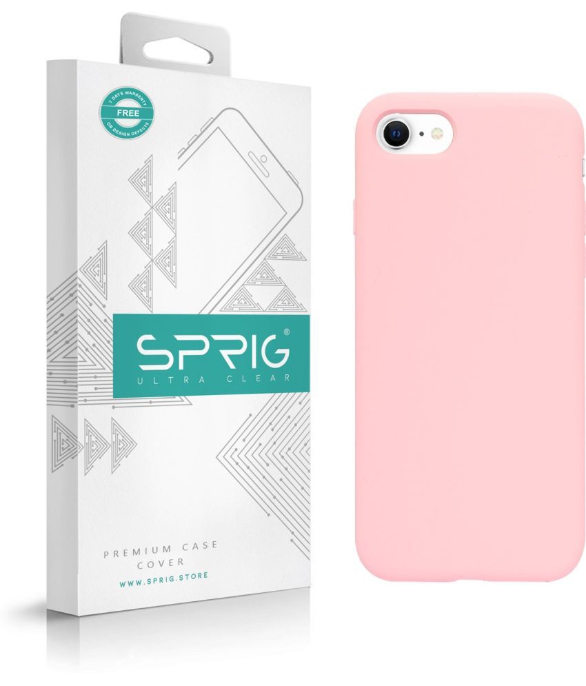     			Sprig Plain Cases Compatible For Silicon Apple Iphone Se 2020 ( Pack of 1 )