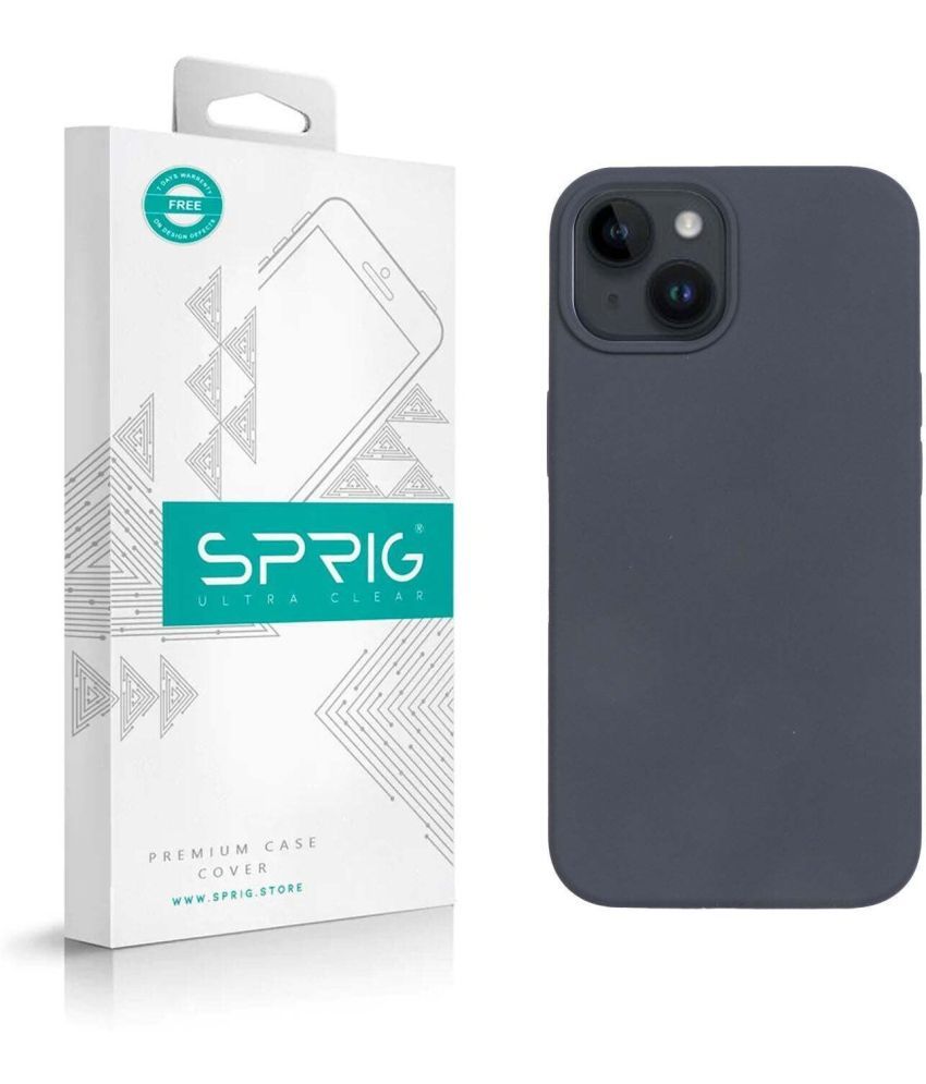     			Sprig Plain Cases Compatible For Silicon Apple Iphone 14 ( Pack of 1 )