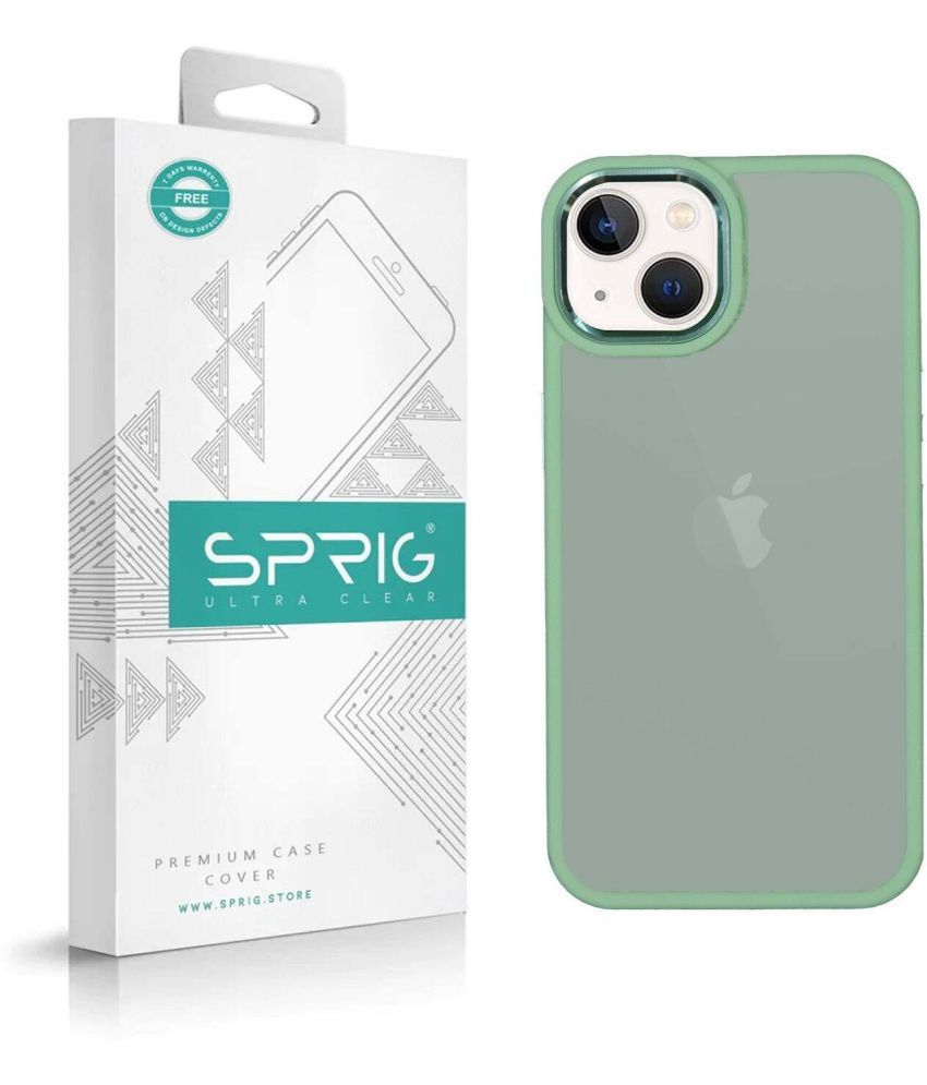     			Sprig Plain Cases Compatible For Polycarbonate Apple Iphone 13 ( Pack of 1 )