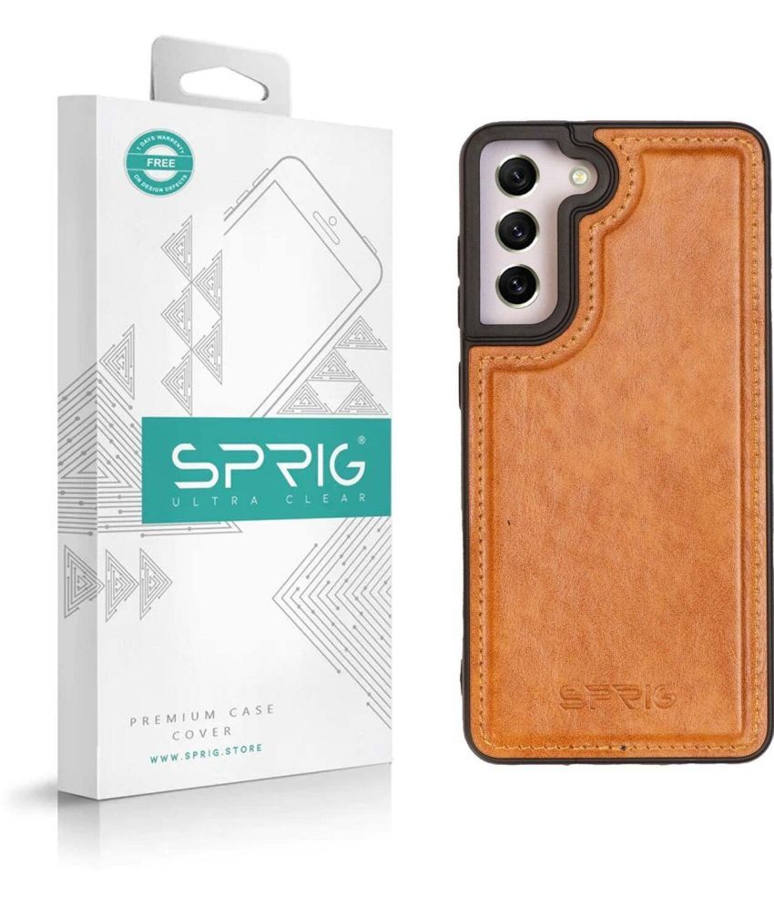     			Sprig Plain Cases Compatible For Leather Samsung Galaxy S21 Fe 5G ( Pack of 1 )