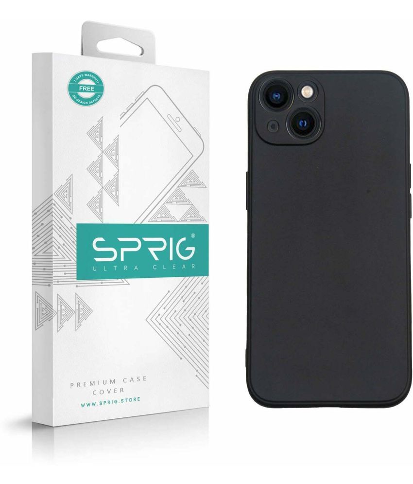     			Sprig Plain Cases Compatible For TPU Glossy Cases Apple Iphone 14 ( Pack of 1 )