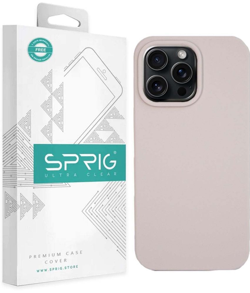     			Sprig Plain Cases Compatible For Silicon Apple Iphone 15 Pro Max ( Pack of 1 )