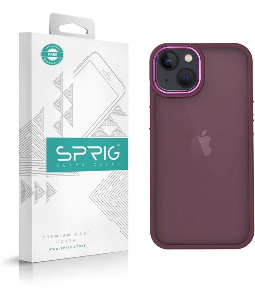     			Sprig Plain Cases Compatible For Polycarbonate Apple Iphone 14 Plus ( Pack of 1 )