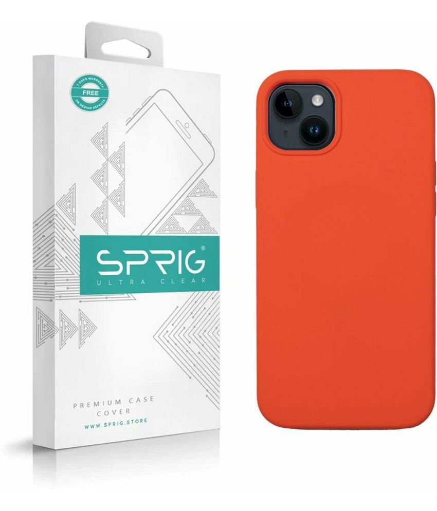     			Sprig Plain Cases Compatible For Silicon Apple Iphone 14 Plus ( Pack of 1 )