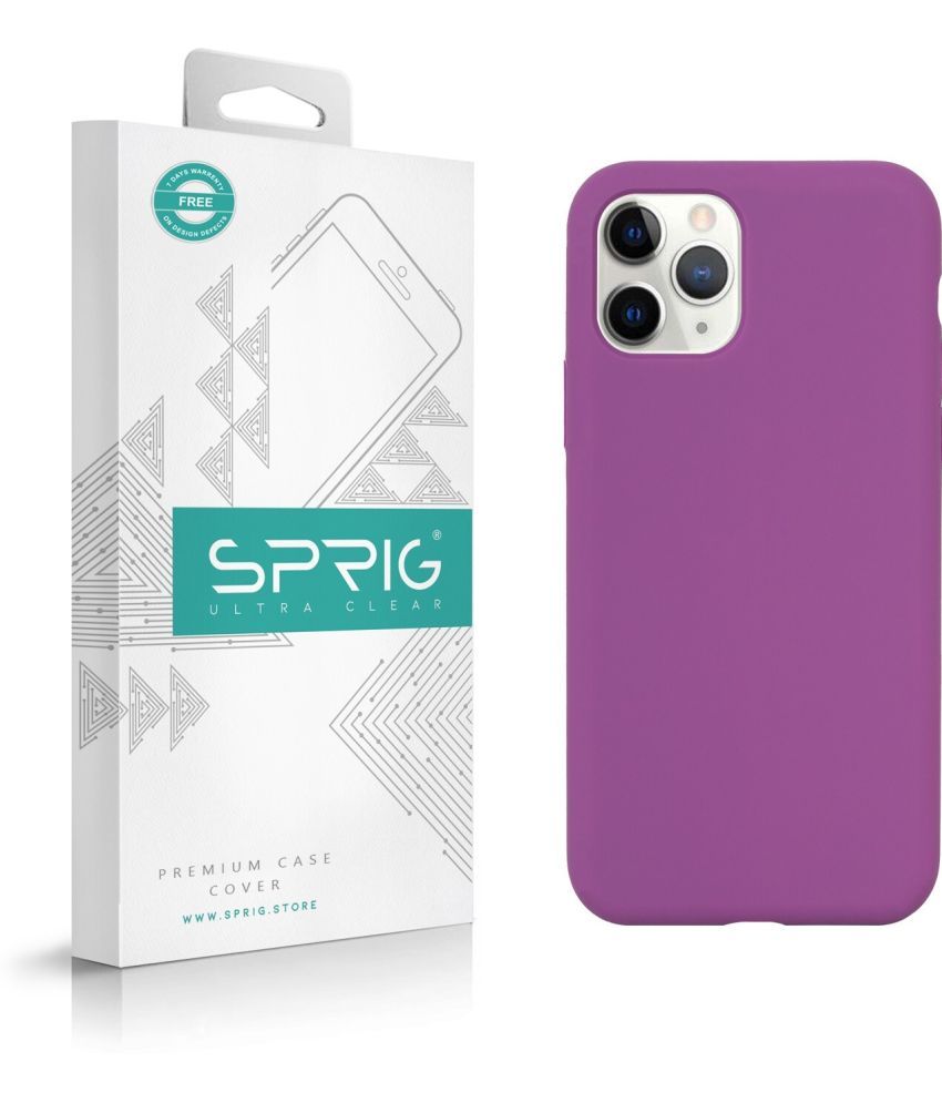     			Sprig Plain Cases Compatible For Silicon Apple Iphone 11 Pro ( Pack of 1 )