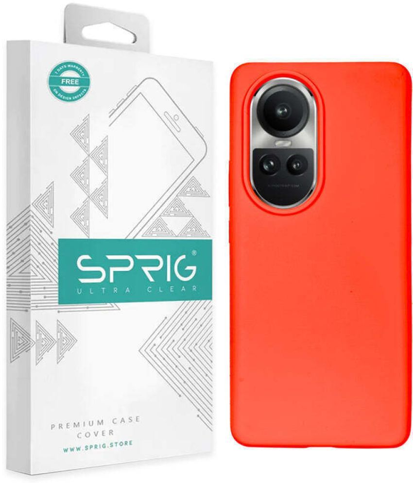     			Sprig Plain Cases Compatible For Silicon Oppo Reno10 5G ( Pack of 1 )