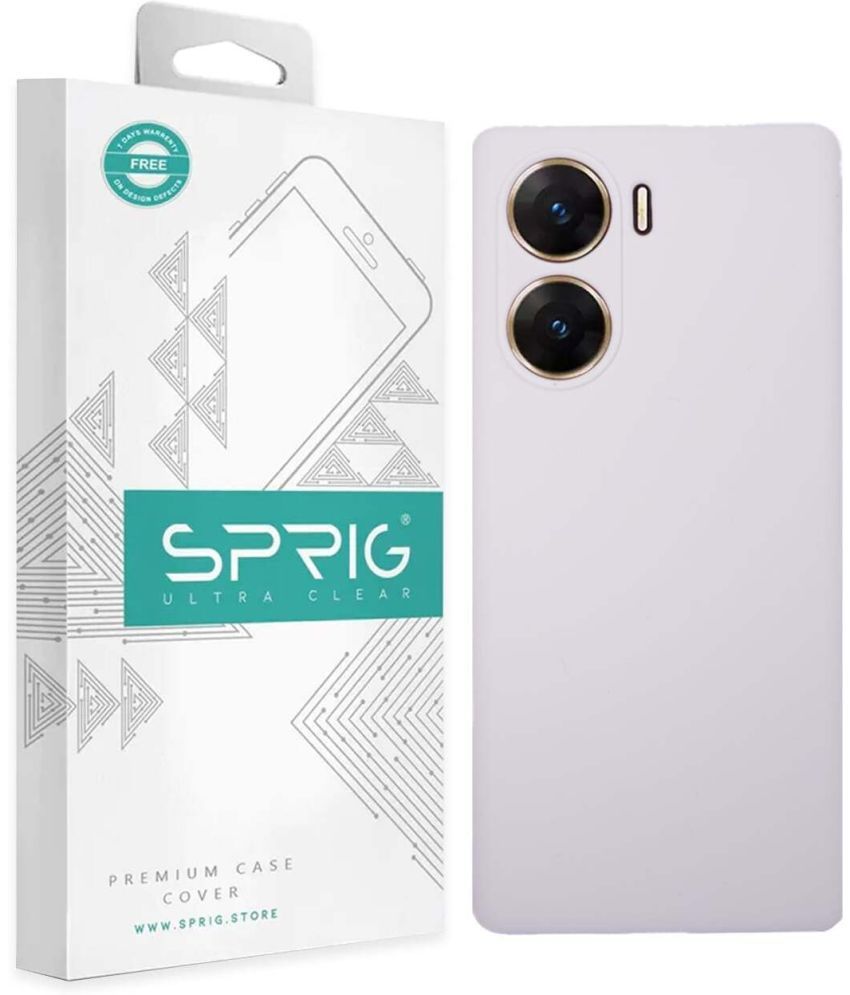     			Sprig Plain Cases Compatible For Silicon Vivo V29E 5G ( Pack of 1 )