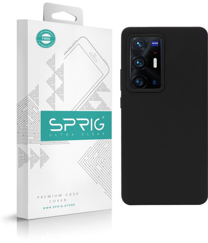     			Sprig Plain Cases Compatible For Silicon Vivo X70 Pro ( Pack of 1 )