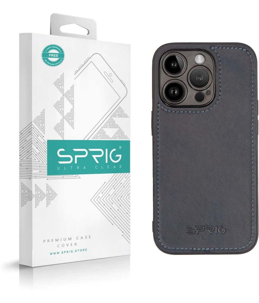     			Sprig Plain Cases Compatible For Leather Apple Iphone 14 Pro Max ( Pack of 1 )